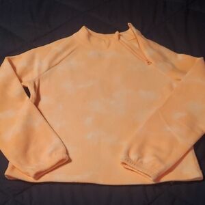 SO Women's Light Orange Cowl Neck Sweater